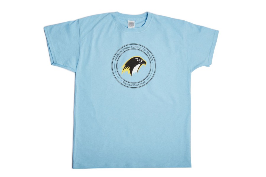 PE T-Shirt Sky Blue Yellow Falcon Junior L 9-11